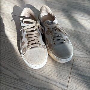 Stylish Tan/golden  girl Sneakers